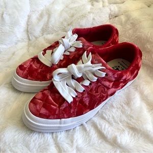 Golf Le Fleur Red Velvet Converse